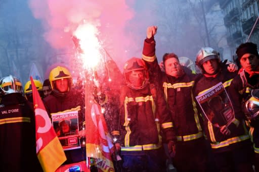 ome 615,000 people took to the streets across France on Tuesday, the third day of mass protests since the strike began on December 5