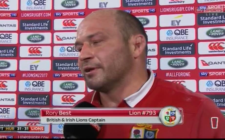 Rory Best - Credit: Sky Sports