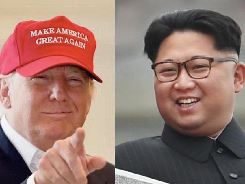 Trump Kim jong un maga