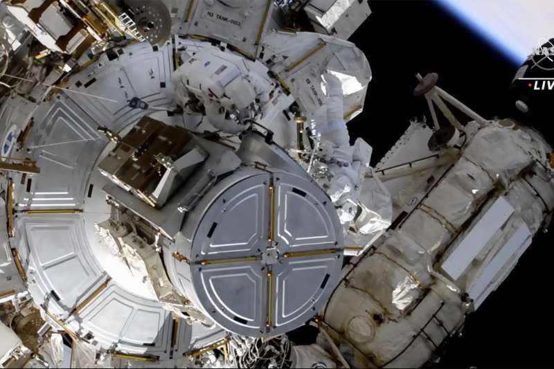 2021年6月，國際太空站（ISS）（AP）