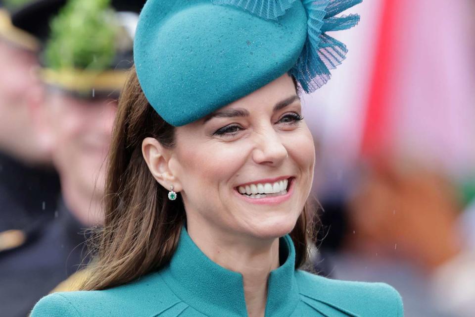 <p>Chris Jackson/Getty</p> Kate Middleton attends the St. Patrick