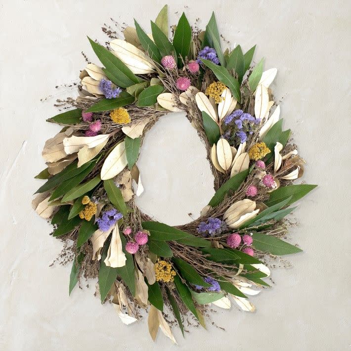 Floral Easter Wreath