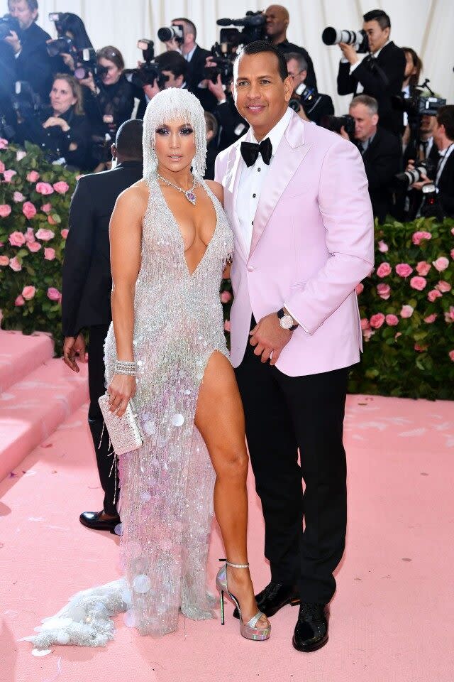 Jennifer Lopez and Alex Rodriguez  Met Gala 2019