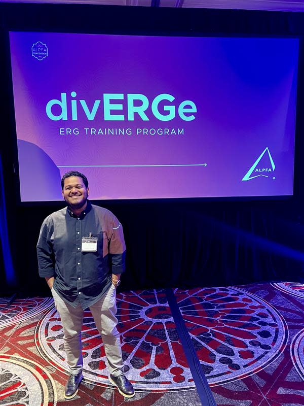 T. Rowe Price's Pedro Landa attending the ALPFA divERGe Employee Resource Group Training Program