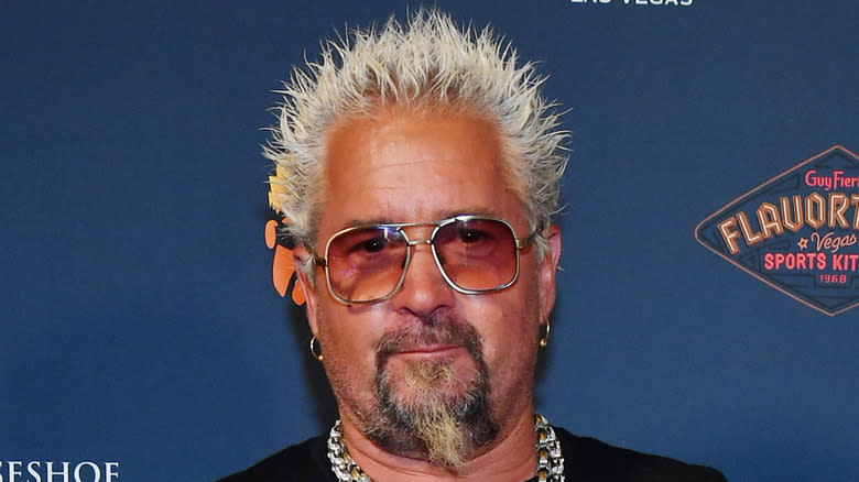 closeup of Guy Fieri