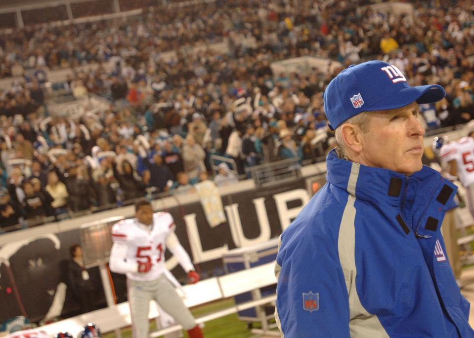 Tom Coughlin made his return to Jacksonville as the New York Giants coach in a Monday night game on Nov. 20, 2006.