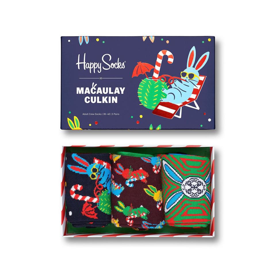 Happy Socks Macaulay Culkin Naughty or Nice Holiday Gift Box