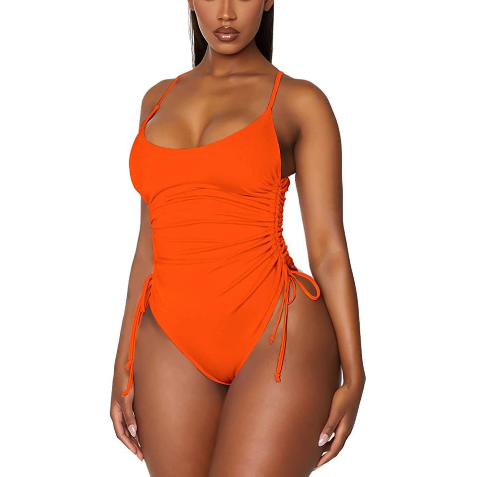 Viottiset ruched swimsuit