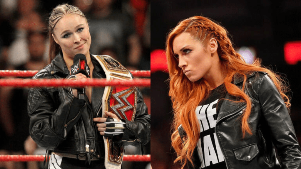 Ronda Rousey and Becky Lynch