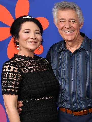 <p>Rob Latour/Variety/Penske Media</p> Tina Mahina and Barry Williams