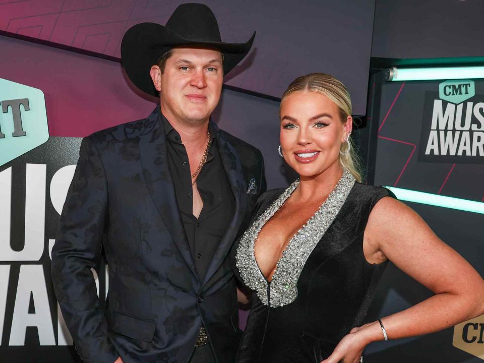 <p>Christopher Polk/Variety/Getty</p> Jon Pardi and his wife Summer Pardi at the 2023 CMT Music Awards on April 2, 2023 in Austin, Texas. 