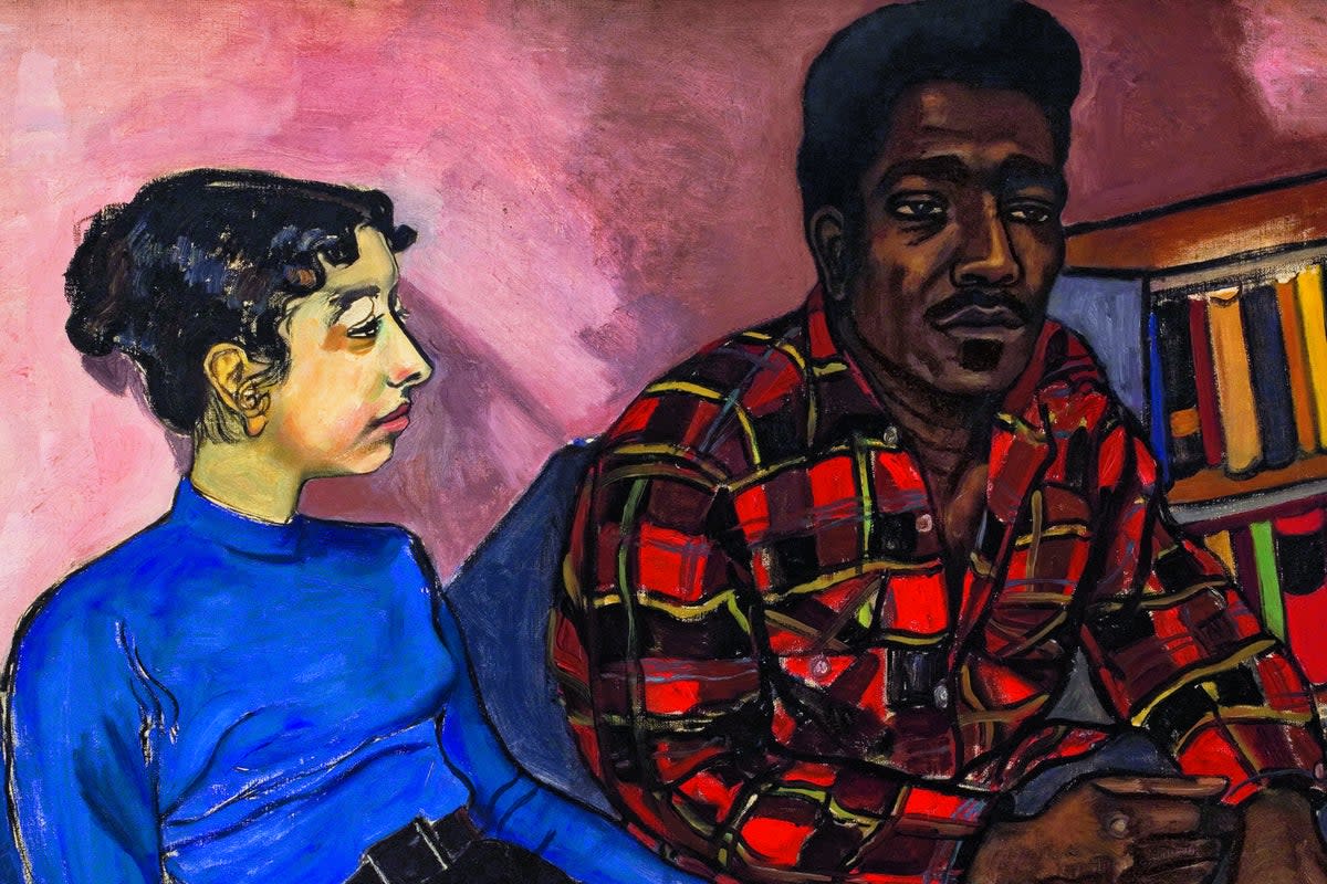 Detail of Rita and Hubert, 1954 by Alice Neel (The Estate of Alice Neel)