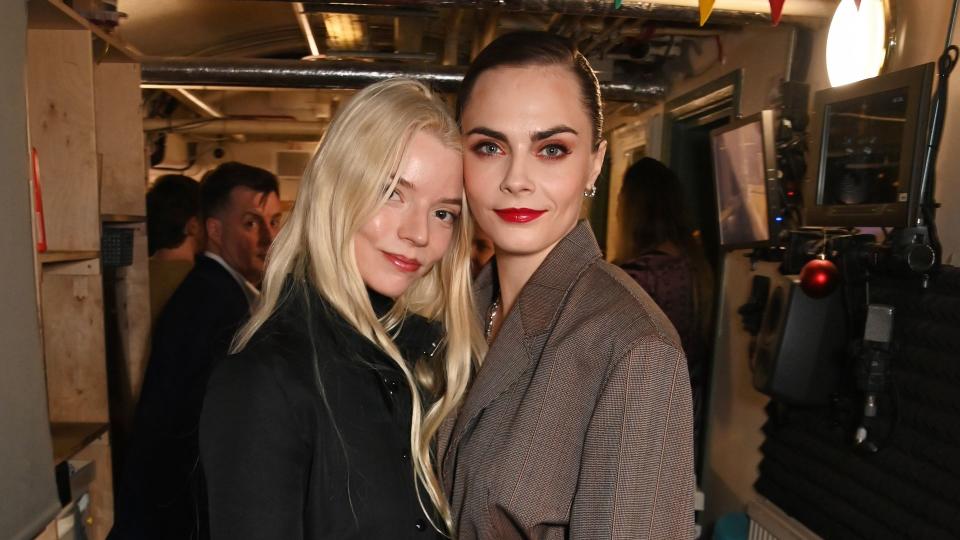 Anya Taylor-Joy and Cara Delevingne posing together