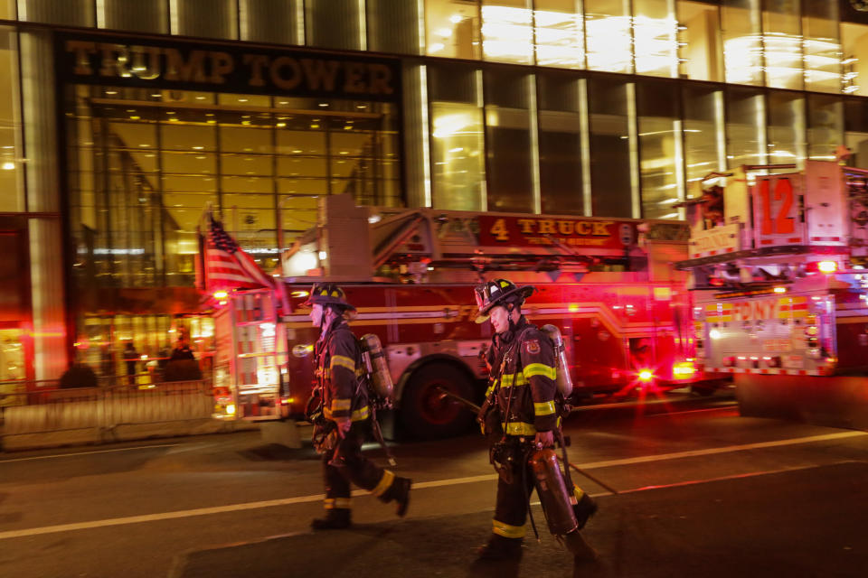 Fire breaks out on 50th floor of Trump Tower