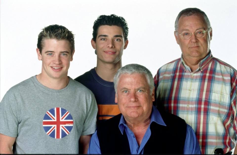 Ian Smith and Tom Oliver in Neighbours. (Fremantle Media/Shutterstock)