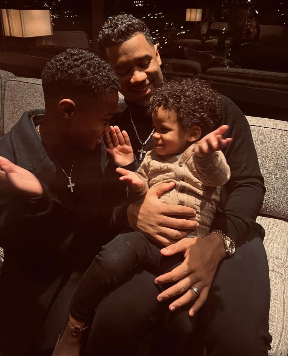 Russell Wilson with Future and Win