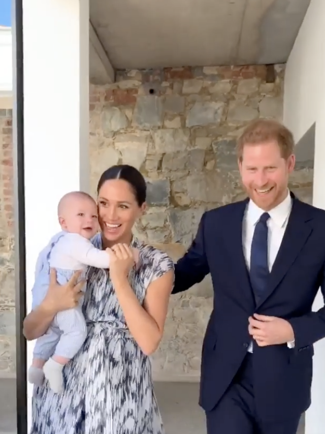 Archie Mountbatten Windsor has made his adorable first royal appearance. Photo: Instagram/sussexroyal