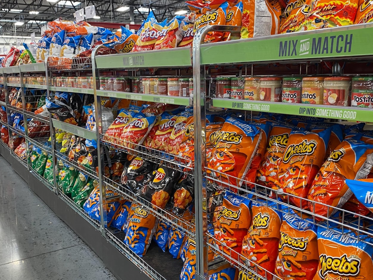 Sam's Club Chip Aisle