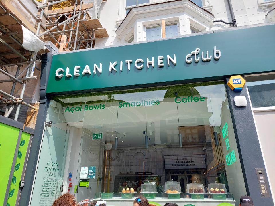 Clean Kitchen Club's restaurant in Notting Hill, London.