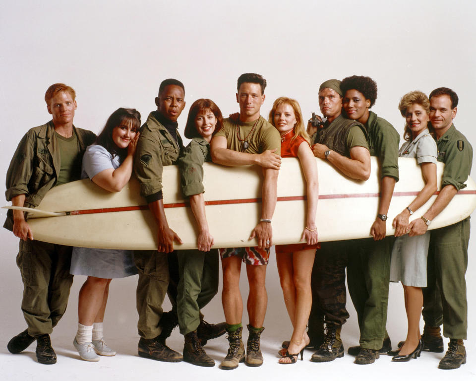 "China Beach" NED VAUGHN, RICKI LAKE, MICHAEL BOATMAN, DANA DELANY, BRIAN WIMMER, MARG HELGENBERGER, JEFF KOBER, NANCY GILES, CONCETTA TOMEI, ROBERT PICARDO