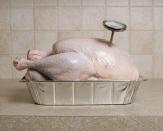 <p>Anyone with experience putting together the main event will tell you how crucial it is to bring a frozen or refrigerated bird to room temperature before cooking it. <a href="https://www.delish.com/holiday-recipes/thanksgiving/a55338/best-oven-roast-turkey-recipe/" rel="nofollow noopener" target="_blank" data-ylk="slk:This step;elm:context_link;itc:0;sec:content-canvas" class="link ">This step</a> helps the bird cook more evenly than it would otherwise.</p>