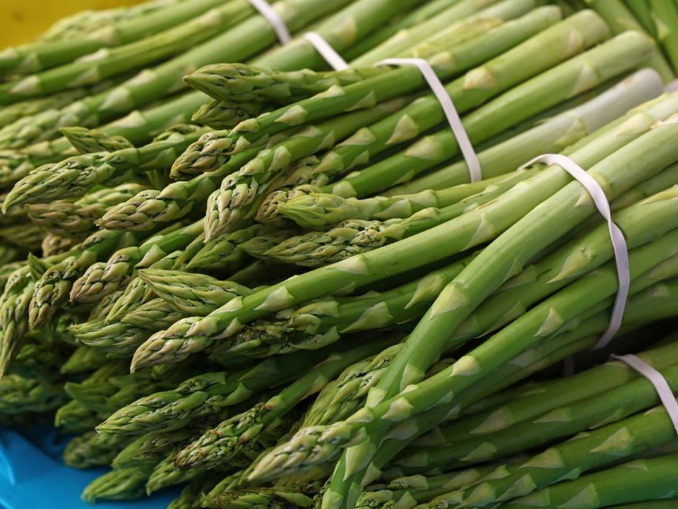There’s only a short window to enjoy asparagus at its peak (Getty)