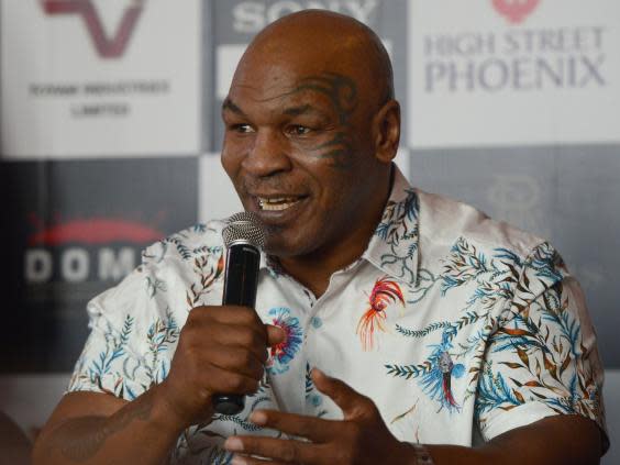 Mike Tyson has teased a boxing comeback (AFP/Getty)