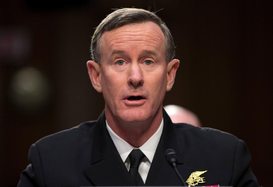 Retired four-star Adm. William McRaven endorsed former Vice President Joe Biden in an editorial published on Monday by The Wall Street Journal. 