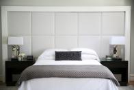 <p>Not every black and white bedroom needs to be a radical rethink. Designer <a href="https://www.amyberryhome.com/" rel="nofollow noopener" target="_blank" data-ylk="slk:Amy Berry;elm:context_link;itc:0;sec:content-canvas" class="link ">Amy Berry</a> pared-back a black and white room to just the basics to create a pacifying space. </p>