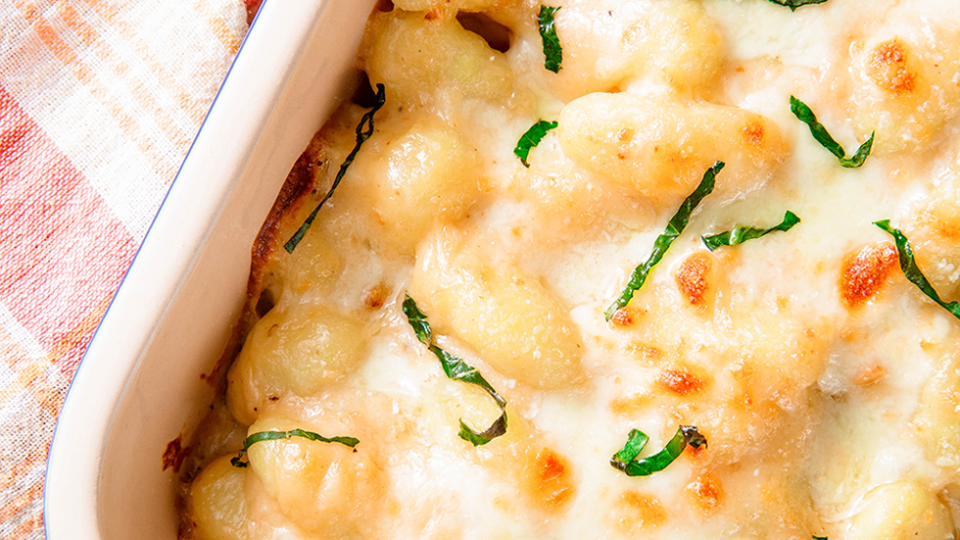 four cheese gnocchi bake