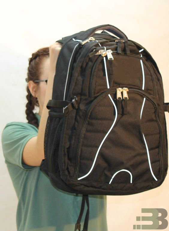 This backpack by Bullet Blocker&nbsp;is designed to shield people&nbsp;from&nbsp;handgun bullets. (Photo: Bullet Blocker)