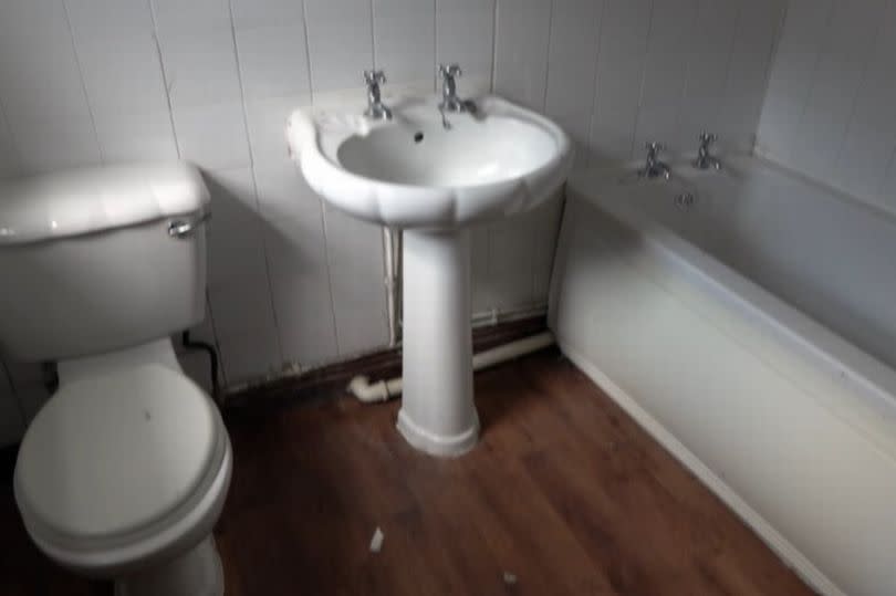 The old bathroom -Credit:BBC