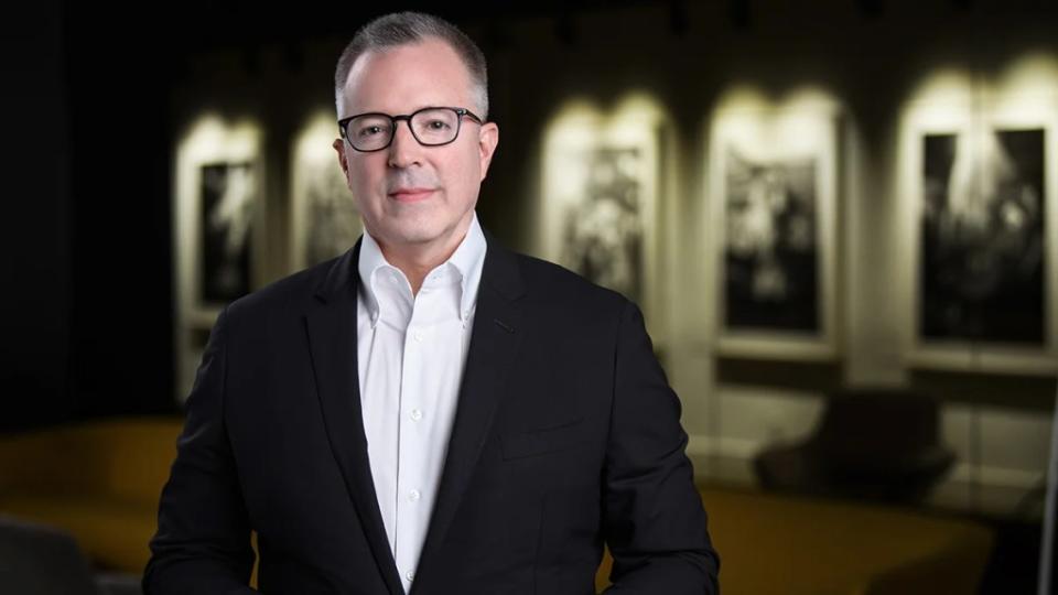 Academy Of Motion Picture Arts And Sciences CEO Bill Kramer poses for a portrait at the Academy Headquarters on July 25, 2023 in Beverly Hills, California.