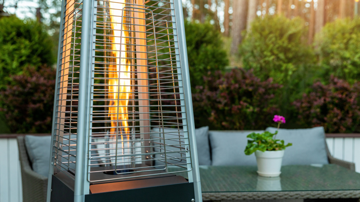  Outdoor patio heater. 