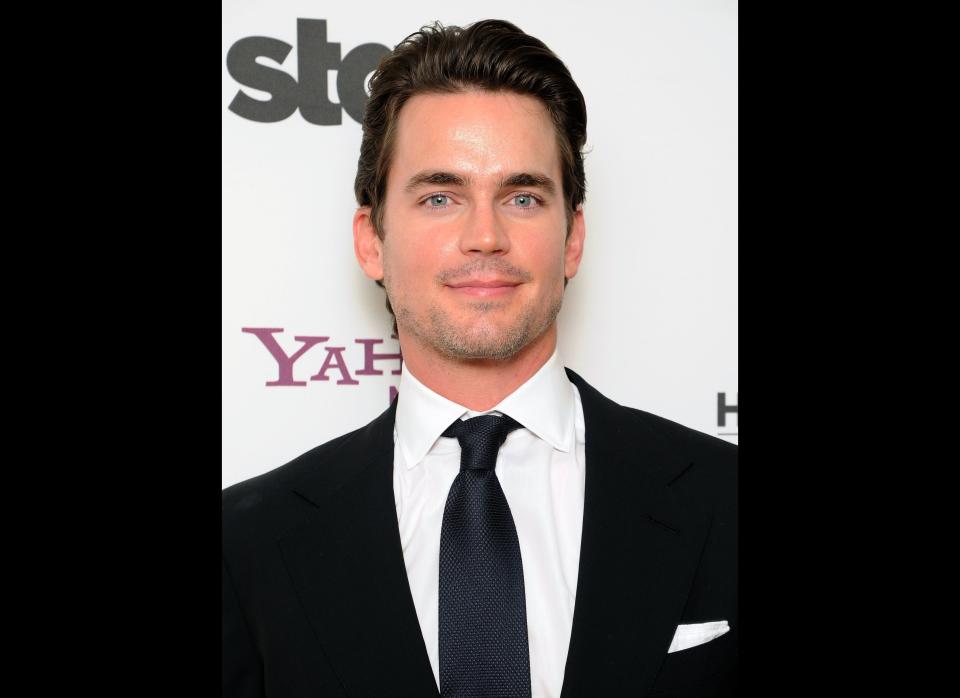 The 34-year-old "White Collar" hunk <a href="http://www.huffingtonpost.com/2012/02/13/matt-bomer-comes-out-gay-thanks-partner_n_1272997.html" target="_hplink">thanked his partner,</a> Simon Halls, and his three children during the 2012 Steve Chase Humanitarian Awards, where he received the New Generation Arts and Activism Award for his work in the fight against HIV/AIDS.   "I'd really especially like to thank my beautiful family: Simon, Kit, Walker, Henry," he told the crowd. "Thank you for teaching me what unconditional love is. You will always be my proudest accomplishment." 