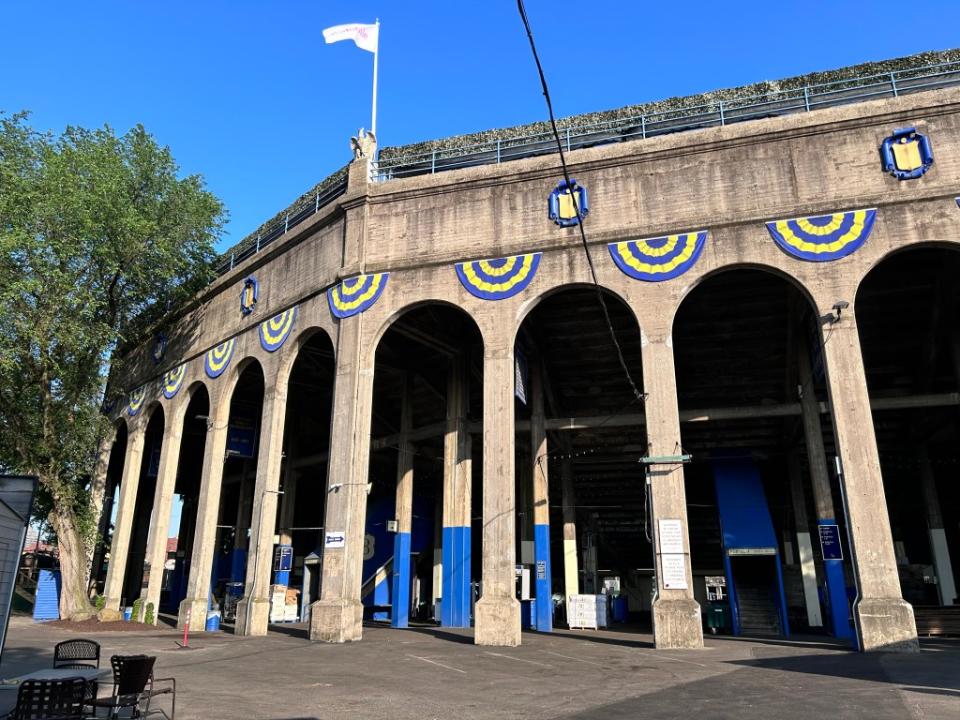 Built in 1923 and renovated in 2013, Forest Hills Stadium was long home to the US Open and later diverse musical acts. UCG/Universal Images Group via Getty Images