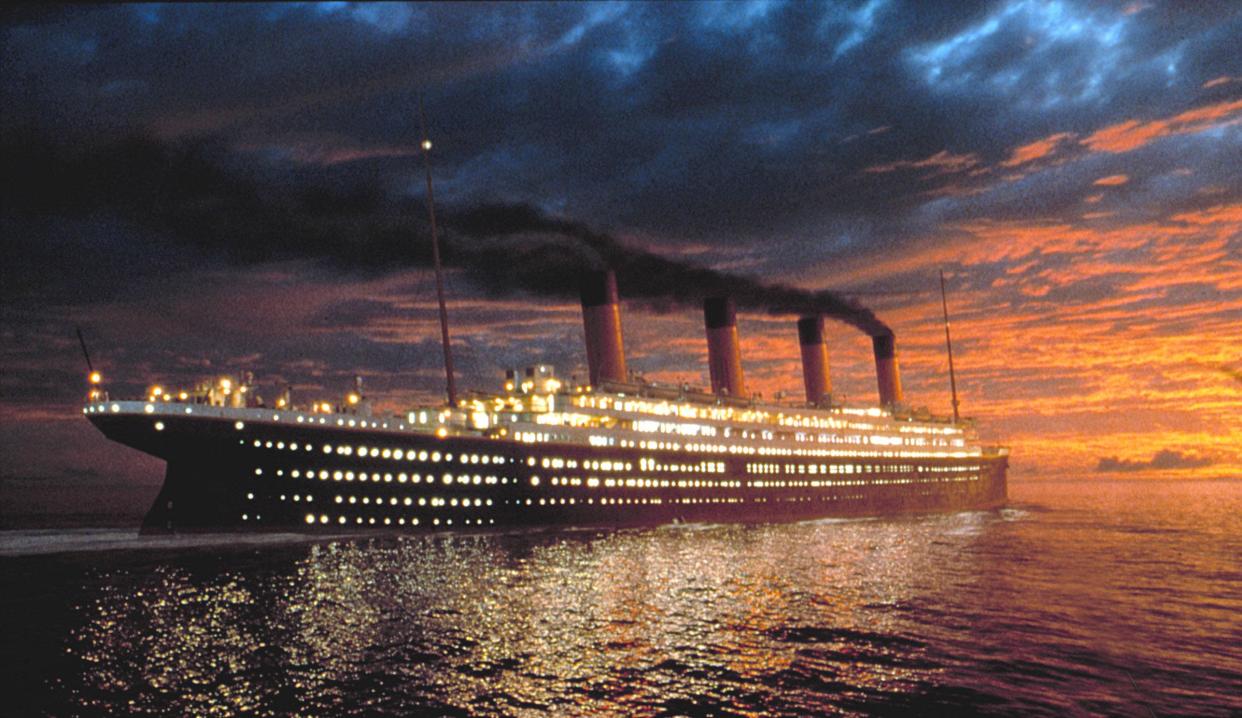 The Titanic ship, as seen in the 1997 film of the same name - Credit: Everett Collection Inc / Alamy Stock Photo