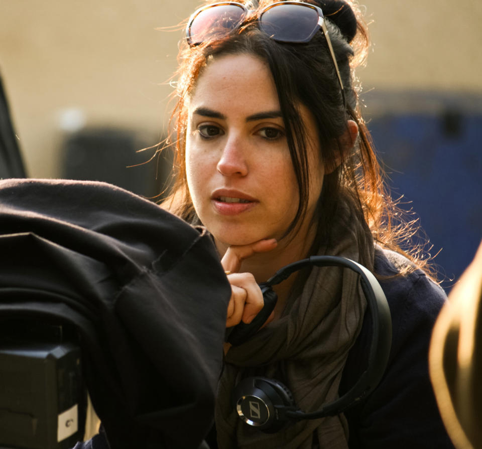 This image released by the Tribeca Film Festival shows Talya Lavie, director of the film, "Zero Motivation." The film, about young female soldiers at a remote desert base in Israel, won best narrative feature at the Tribeca Film Festival in New York on Thursday, April 24, 2014. (AP Photo/Tribeca Film Festival)