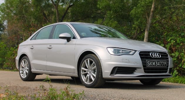 Fascinating, random fact: The A3 sedan shares no body panels with the A3 Sportback (Credit: CarBuyer 221)