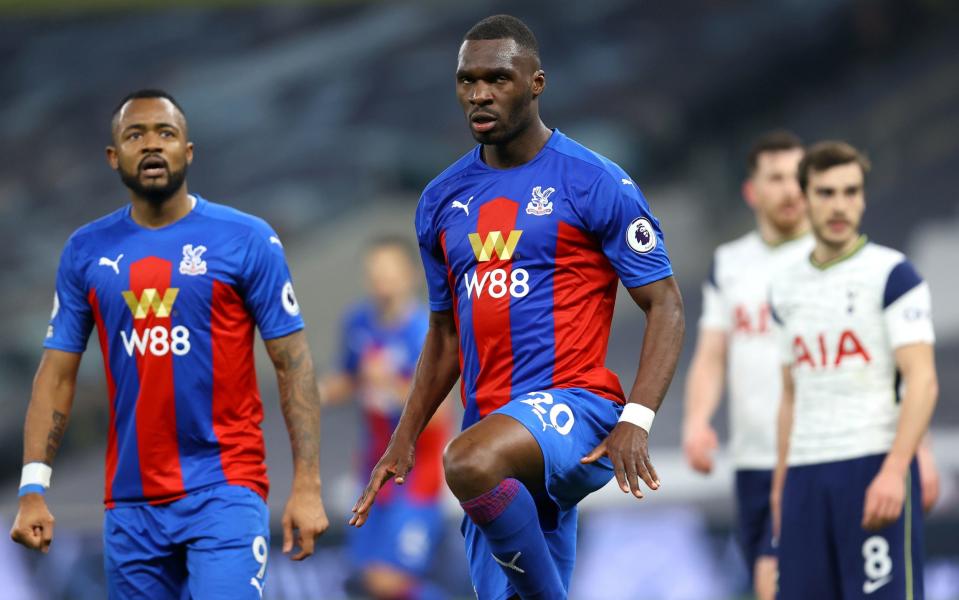 Christian Benteke celebrates his superb finish. - PA