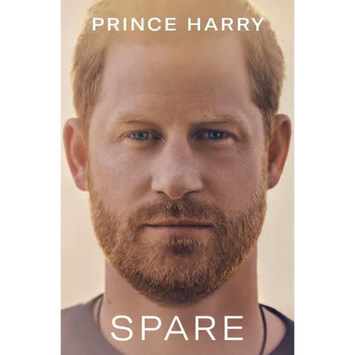 Prince Harry, Spare. image via Random House Canada.