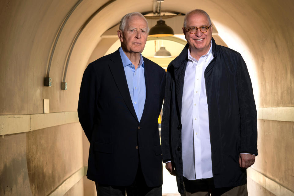 John le Carré and Errol Morris of 'The Pigeon Tunnel.' 