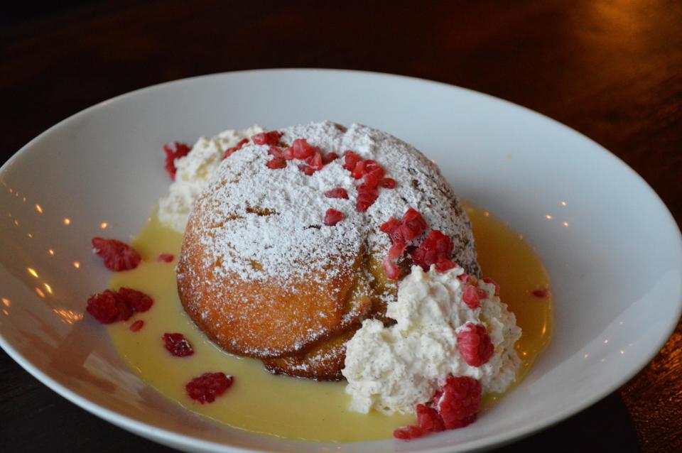 The brown butter cake at Evo.