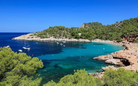 Climb up to headlands, scamper down to hidden coves and camp under the stars in Ibiza - Credit: ALAMY