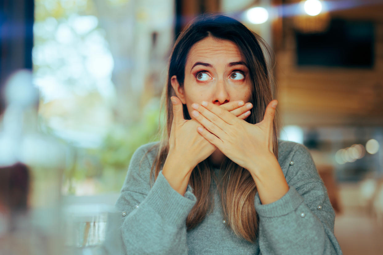 Woman who has just suffered a gut-related problem. (Getty Images)