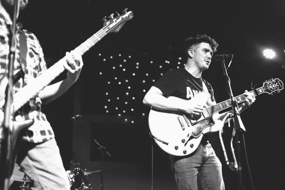 Corey King performs with The Ohio Weather Band. Formed in Alliance, the group recently released a new album, "High Noon Glow."