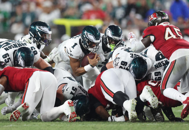 NFL world reacts as rival coach calls for ban on Eagles play