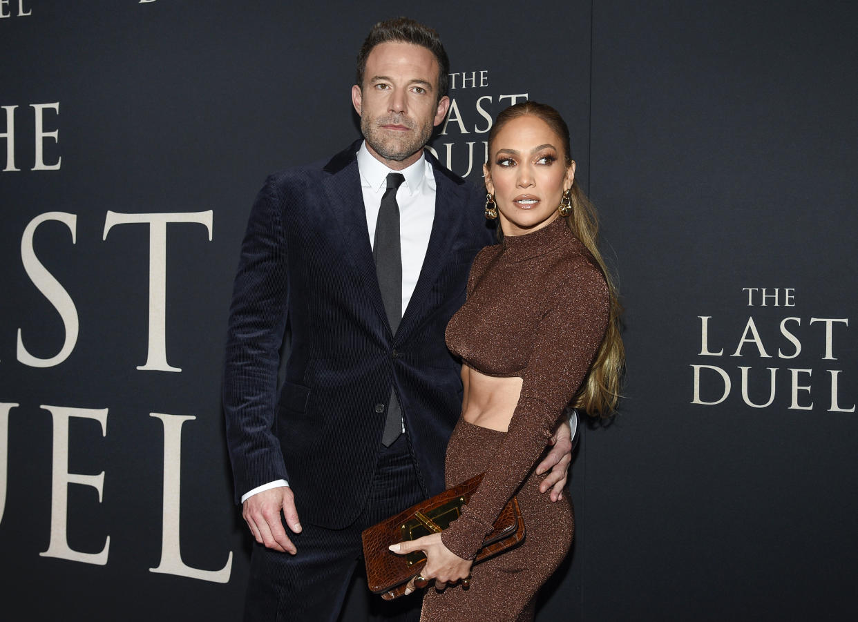 Ben Affleck and Jennifer Lopez 