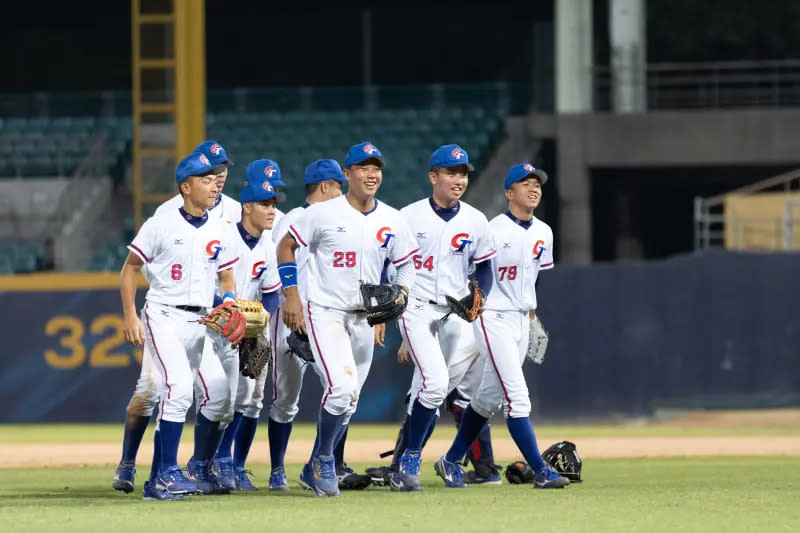 ▲U18世界盃中華隊豪取8連勝，今晚在天母棒球場與日本爭冠。（棒協提供）