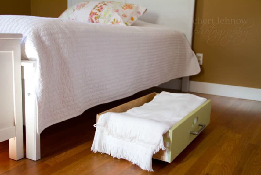 Slip a Dresser Drawer Under the Bed